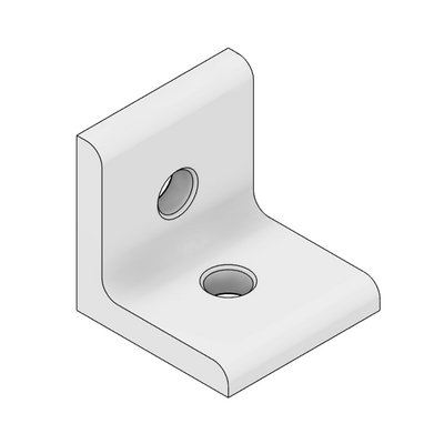 MODULAR SOLUTIONS ANGLE BRACKET<BR>30MM TALL X 30MM WIDE WITH STAINLESS STEEL HARDWARE